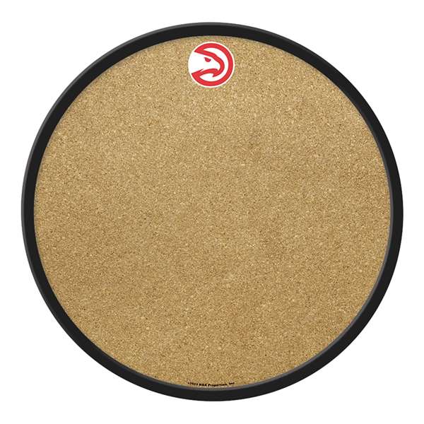 Atlanta Hawks: Modern Disc Cork Board