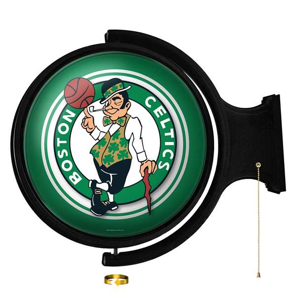 Boston Celtics: Original Round Rotating Lighted Wall Sign    