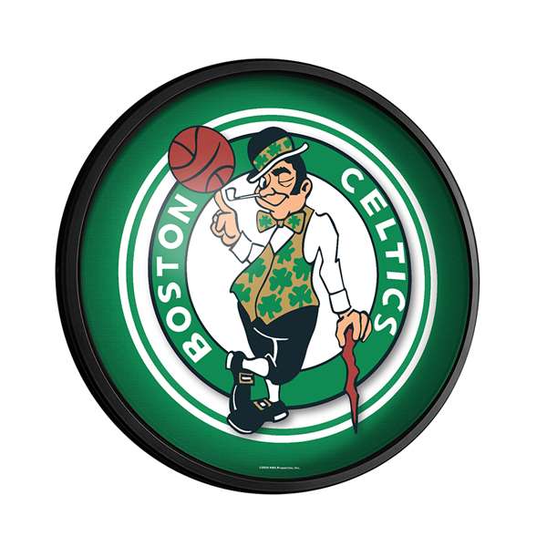 Boston Celtics: Round Slimline Lighted Wall Sign