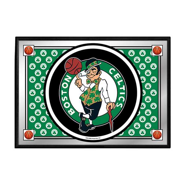 Boston Celtics: Team Spirit - Framed Mirrored Wall Sign