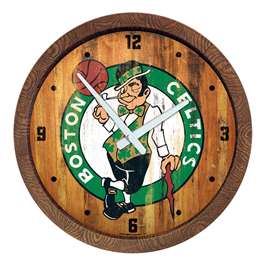 Boston Celtics: "Faux" Barrel Top Clock