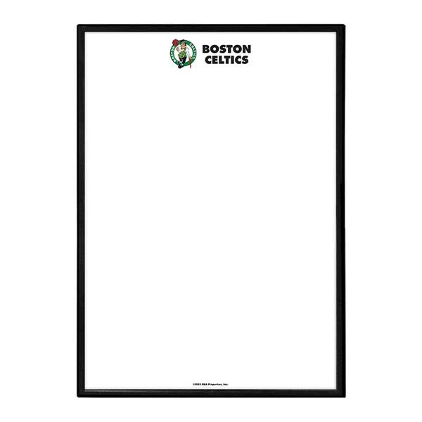 Boston Celtics: Framed Dry Erase Wall Sign