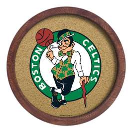 Boston Celtics: "Faux" Barrel Framed Cork Board    