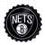 Brooklyn Nets: Bottle Cap Wall Sign
