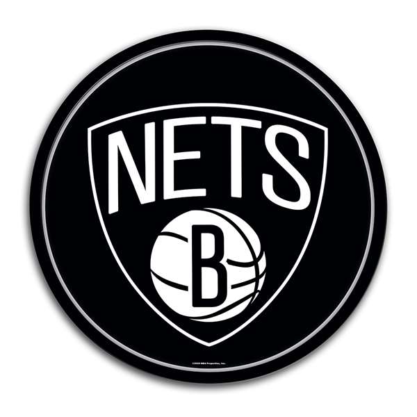 Brooklyn Nets: Modern Disc Wall Sign