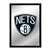 Brooklyn Nets: Framed Mirrored Wall Sign