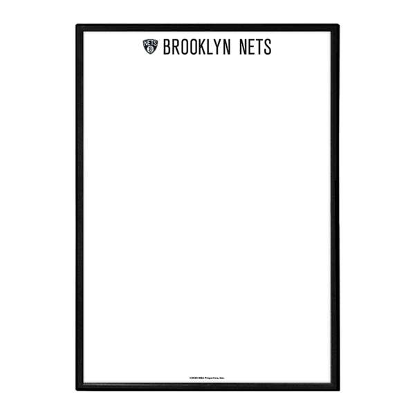 Brooklyn Nets: Framed Dry Erase Wall Sign
