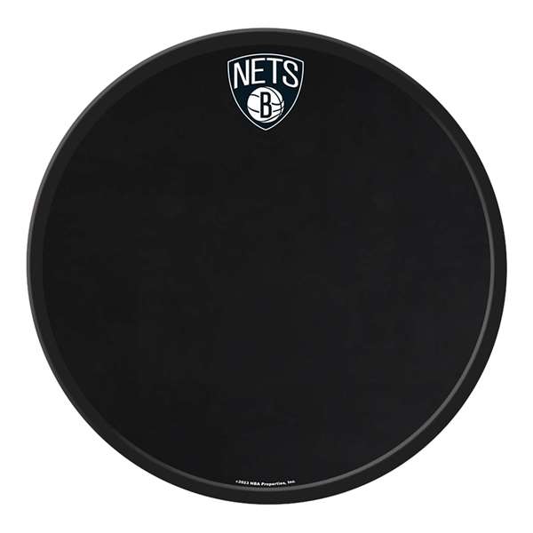 Brooklyn Nets: Modern Disc Chalkboard