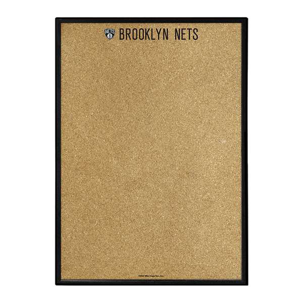 Brooklyn Nets: Framed Corkboard