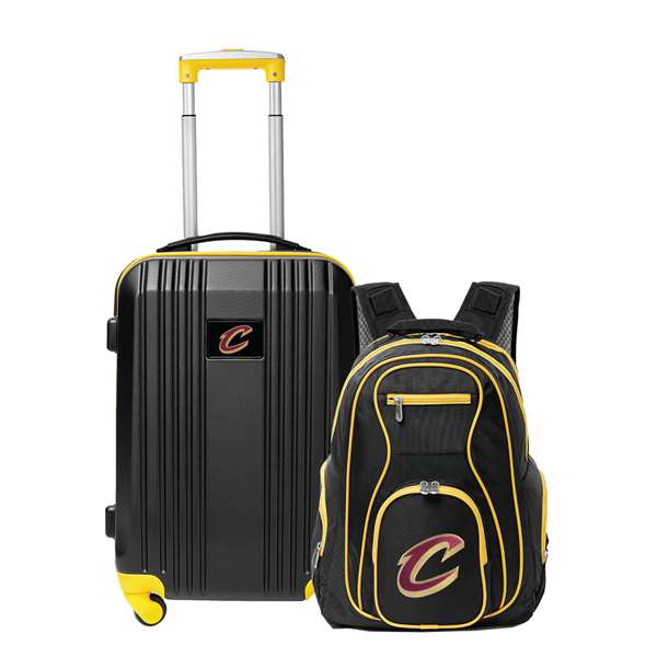 Cleveleland Cavaliers  Premium 2-Piece Backpack & Carry-On Set L108