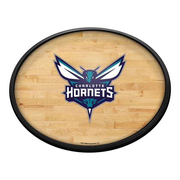 Charlotte Hornets: Oval Slimline Lighted Wall Sign