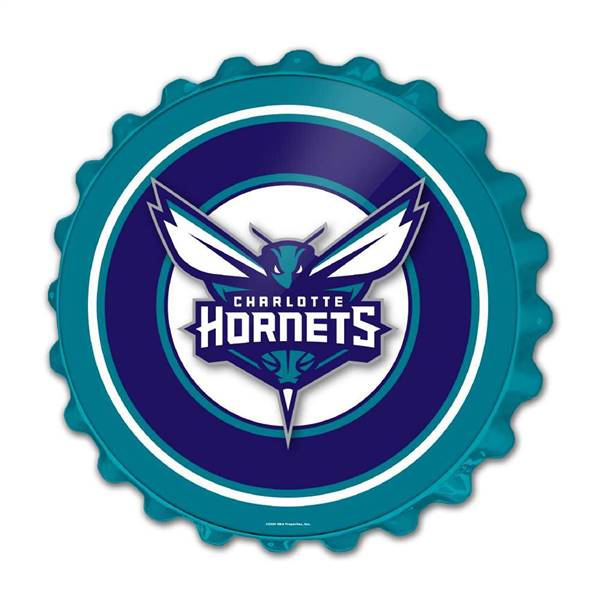 Charlotte Hornets: Bottle Cap Wall Sign