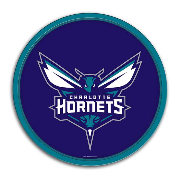 Charlotte Hornets: Modern Disc Wall Sign