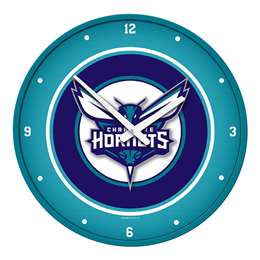 Charlotte Hornets: Modern Disc Wall Clock