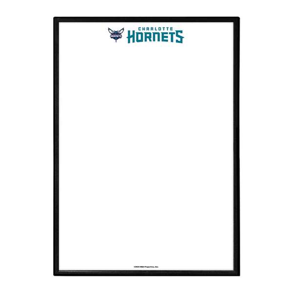 Charlotte Hornets: Framed Dry Erase Wall Sign
