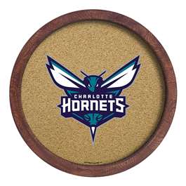 Charlotte Hornets: "Faux" Barrel Framed Cork Board