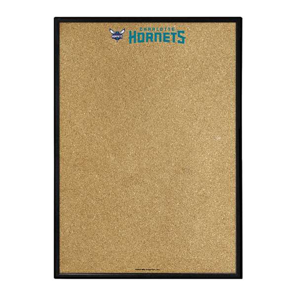 Charlotte Hornets: Framed Corkboard