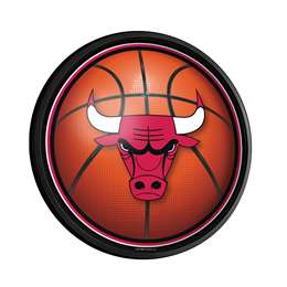 Chicago Bulls: Basketball - Round Slimline Lighted Wall Sign