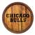 Chicago Bulls: Logo - "Faux" Barrel Top Sign