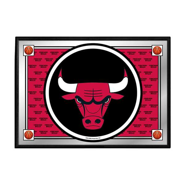 Chicago Bulls: Team Spirit - Framed Mirrored Wall Sign