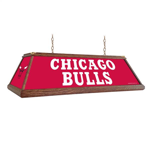 Chicago Bulls: Premium Wood Pool Table Light