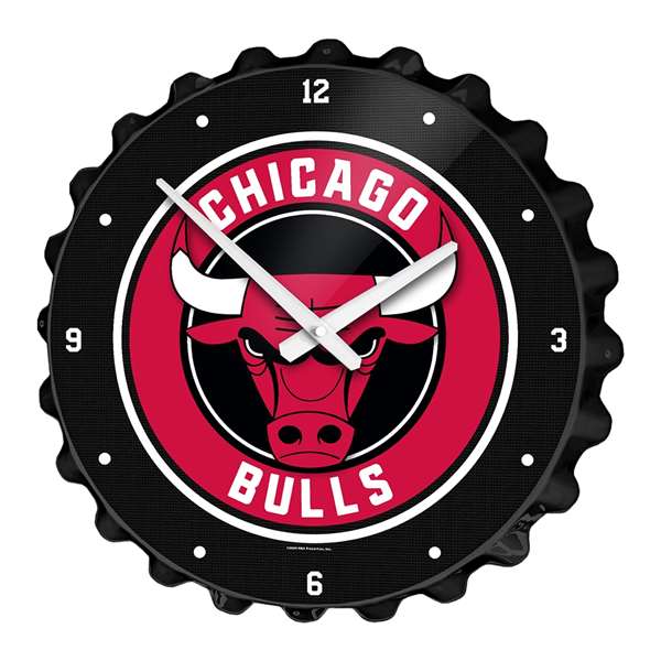 Chicago Bulls: Bottle Cap Wall Clock
