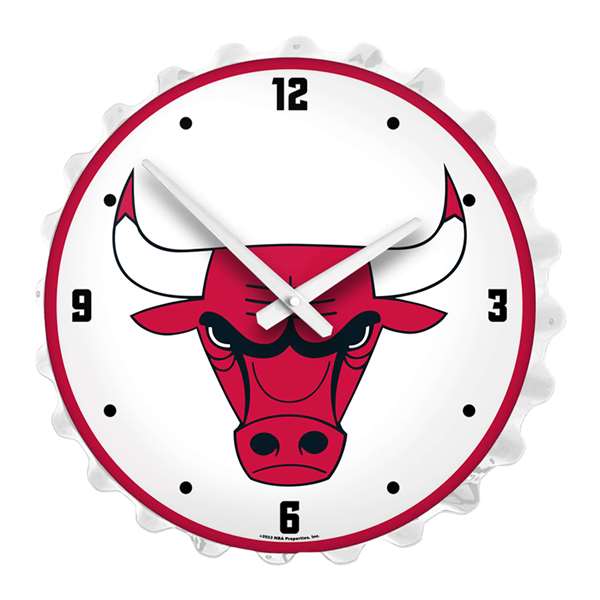 Chicago Bulls: Bottle Cap Lighted Wall Clock
