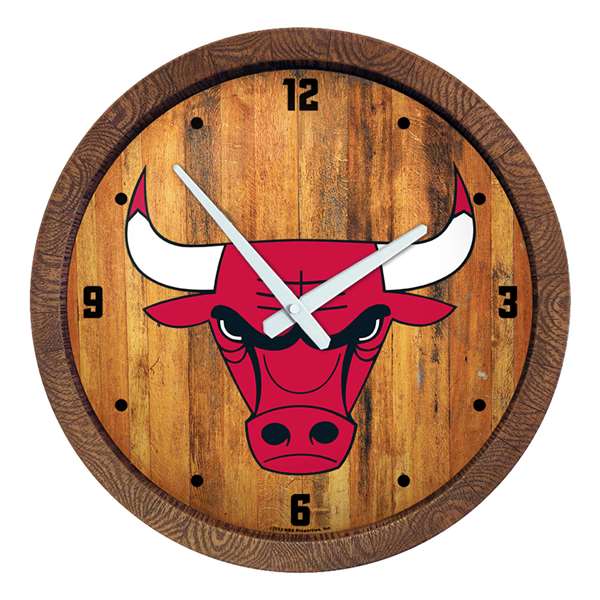 Chicago Bulls: "Faux" Barrel Top Clock