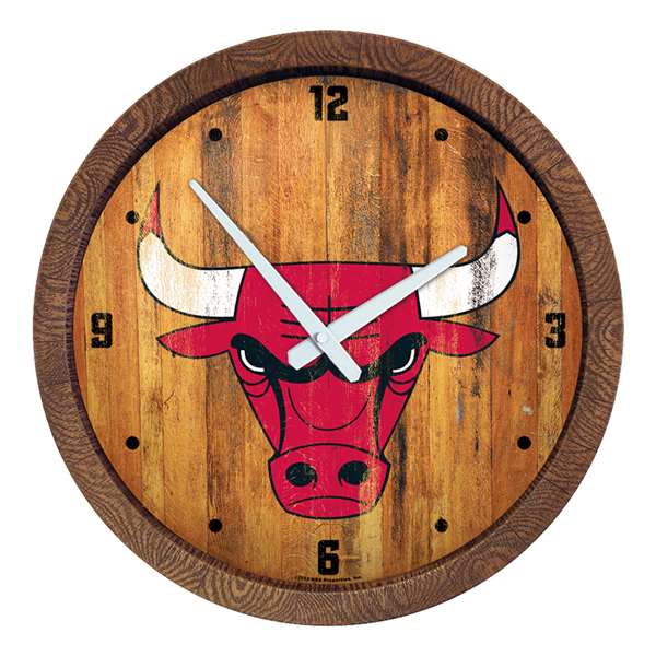 Chicago Bulls: "Faux" Barrel Top Clock