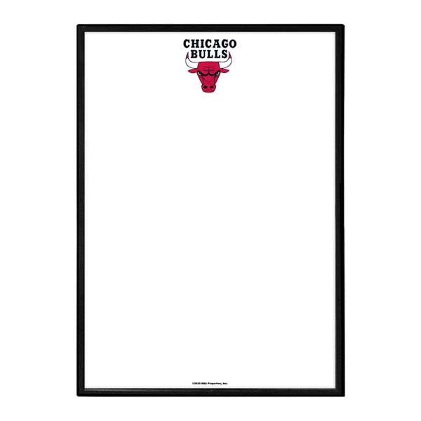 Chicago Bulls: Framed Dry Erase Wall Sign