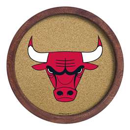 Chicago Bulls: "Faux" Barrel Framed Cork Board