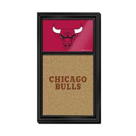 Chicago Bulls: Dual Logo- Cork Note Board