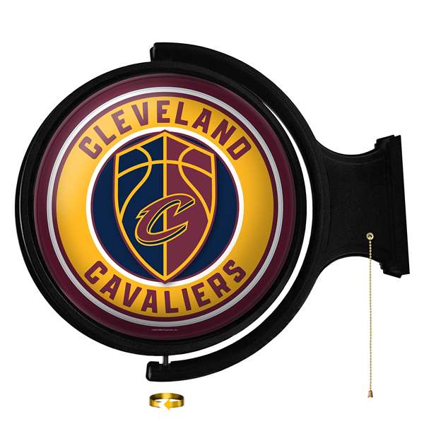 Cleveland Cavaliers: Original Round Rotating Lighted Wall Sign    