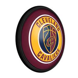 Cleveland Cavaliers: Round Slimline Lighted Wall Sign