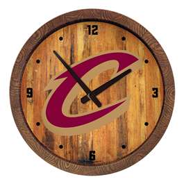 Cleveland Cavaliers: "Faux" Barrel Top Clock