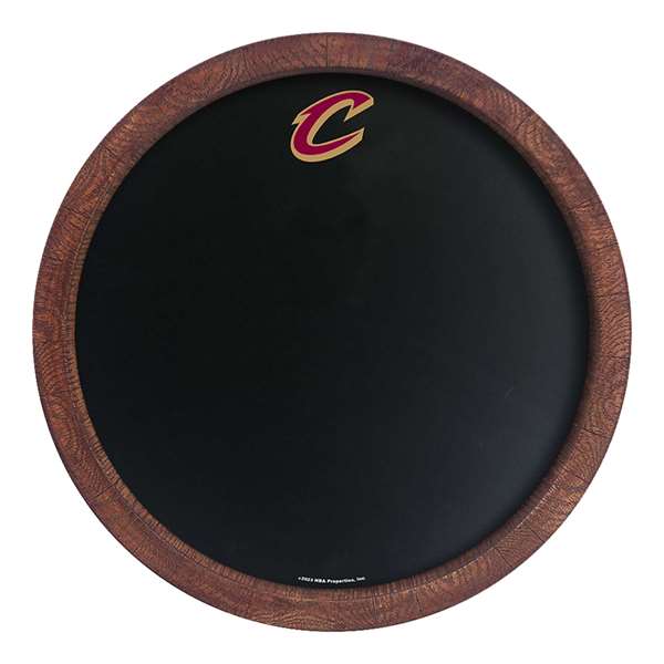 Cleveland Cavaliers: "Faux" Barrel Framed Chalkboard