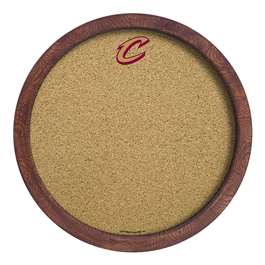 Cleveland Cavaliers: "Faux" Barrel Framed Cork Board