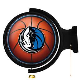 Dallas Mavericks: Basketball - Original Round Rotating Lighted Wall Sign