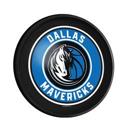 Dallas Mavericks: Round Slimline Lighted Wall Sign