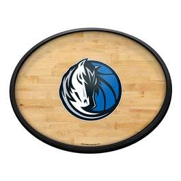 Dallas Mavericks: Oval Slimline Lighted Wall Sign