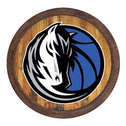 Dallas Mavericks: "Faux" Barrel Top Sign