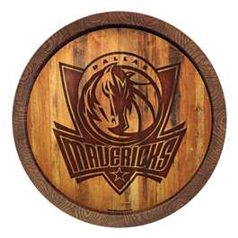 Dallas Mavericks: Logo - "Faux" Barrel Top Sign