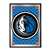 Dallas Mavericks: Team Spirit - Framed Mirrored Wall Sign