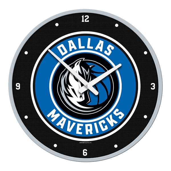 Dallas Mavericks: Modern Disc Wall Clock