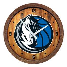 Dallas Mavericks: "Faux" Barrel Top Clock