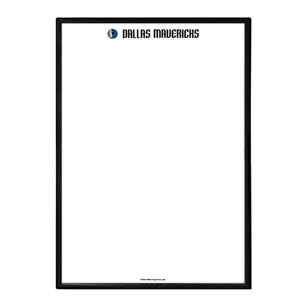 Dallas Mavericks: Framed Dry Erase Wall Sign