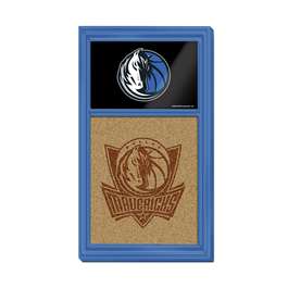 Dallas Mavericks: Dual Logo - Cork Note Board