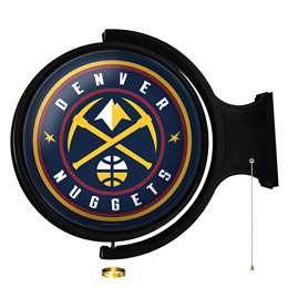 Denver Nuggets: Original Round Rotating Lighted Wall Sign    