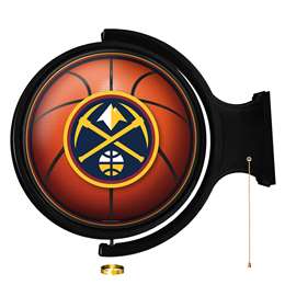 Denver Nuggets: Basketball - Original Round Rotating Lighted Wall Sign    