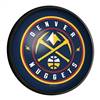 Denver Nuggets: Round Slimline Lighted Wall Sign